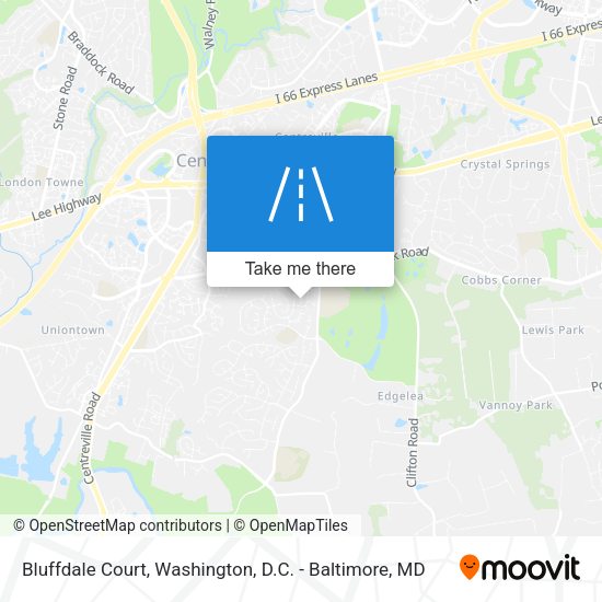 Mapa de Bluffdale Court