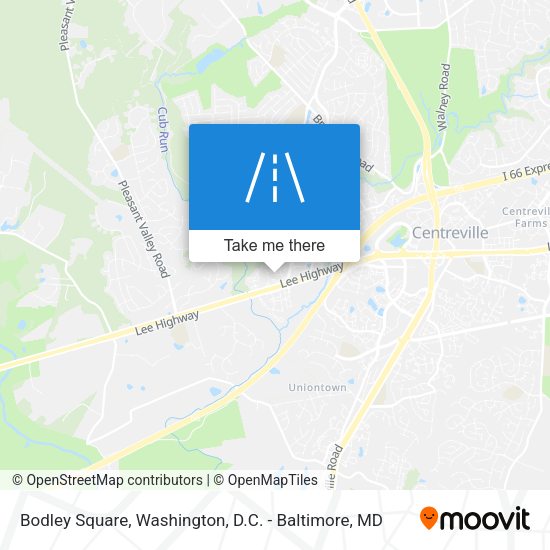 Bodley Square map