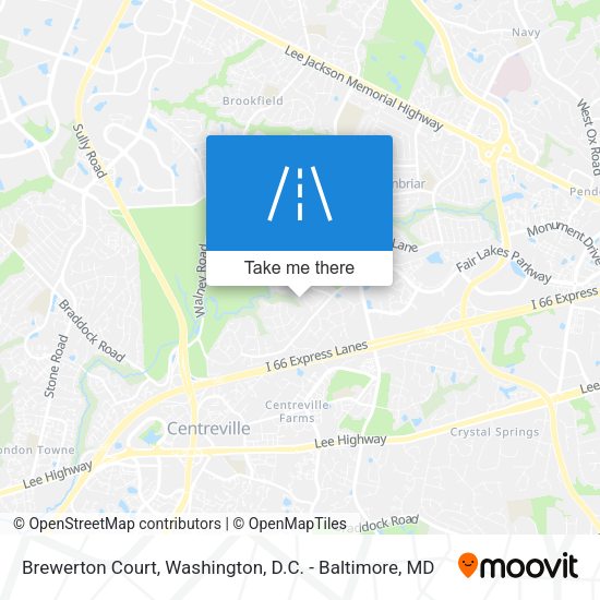 Mapa de Brewerton Court