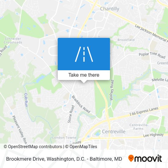 Mapa de Brookmere Drive