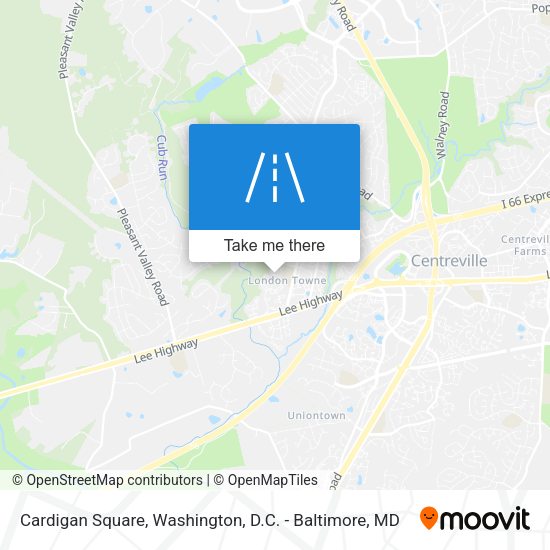 Mapa de Cardigan Square
