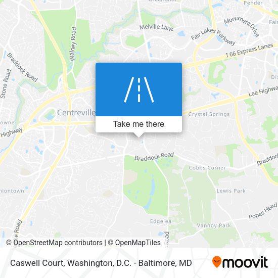 Caswell Court map
