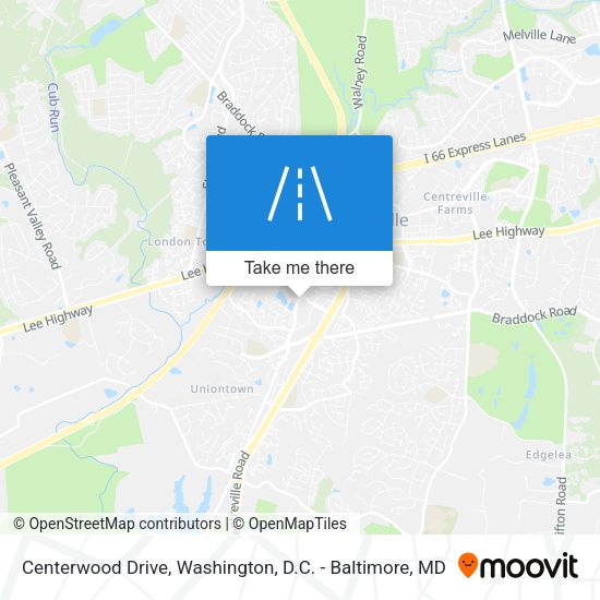 Centerwood Drive map