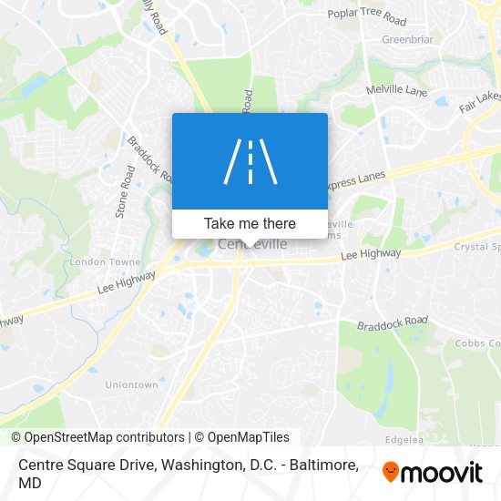 Mapa de Centre Square Drive