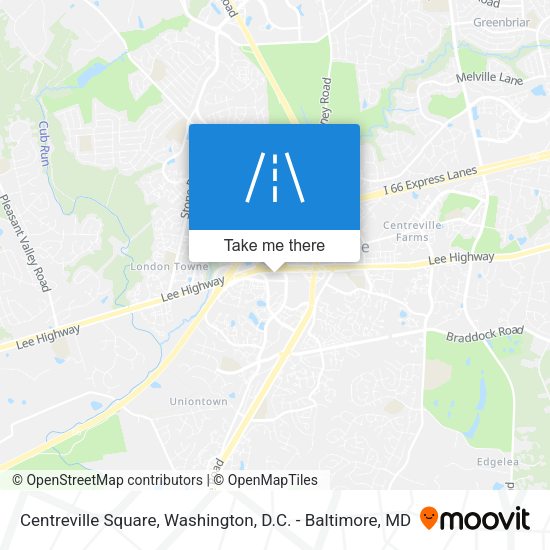 Mapa de Centreville Square