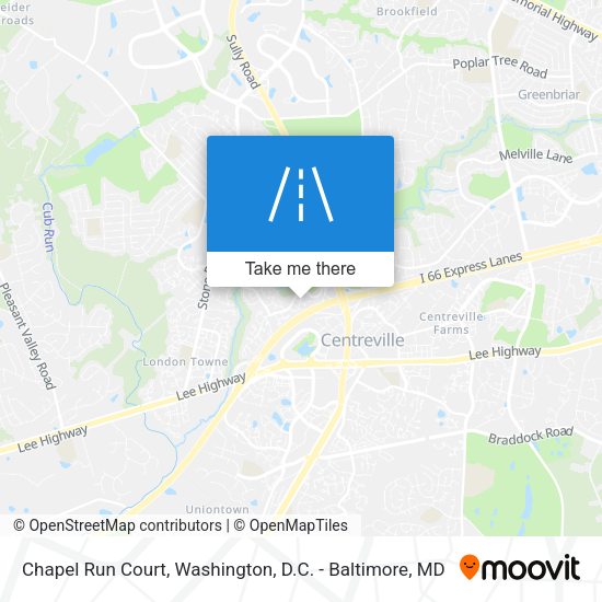 Mapa de Chapel Run Court