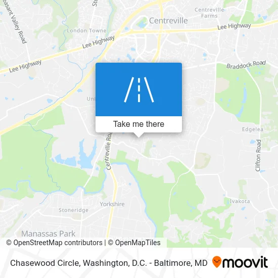 Chasewood Circle map