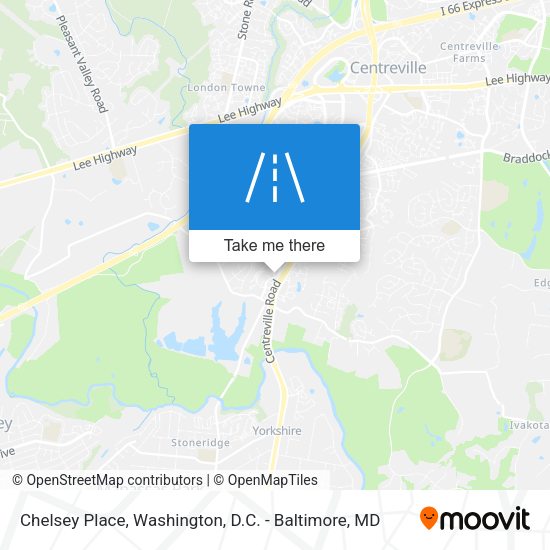 Mapa de Chelsey Place