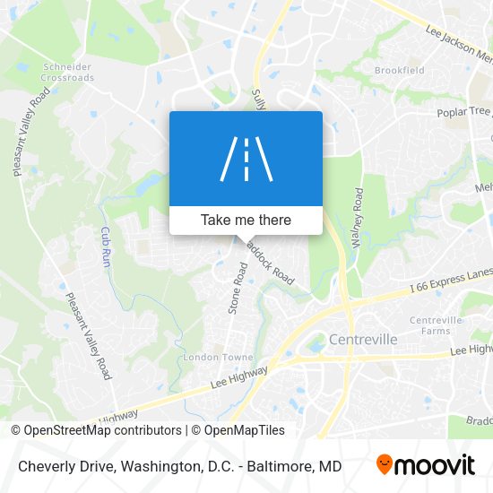 Mapa de Cheverly Drive