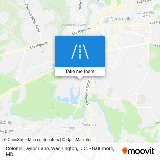 Colonel Taylor Lane map