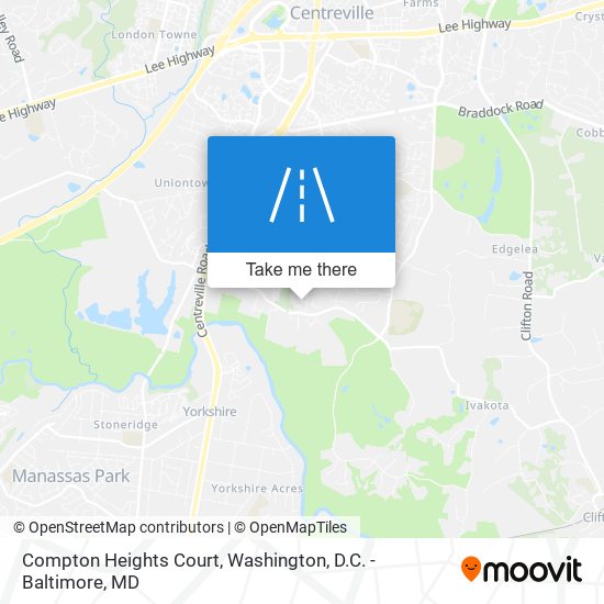 Mapa de Compton Heights Court