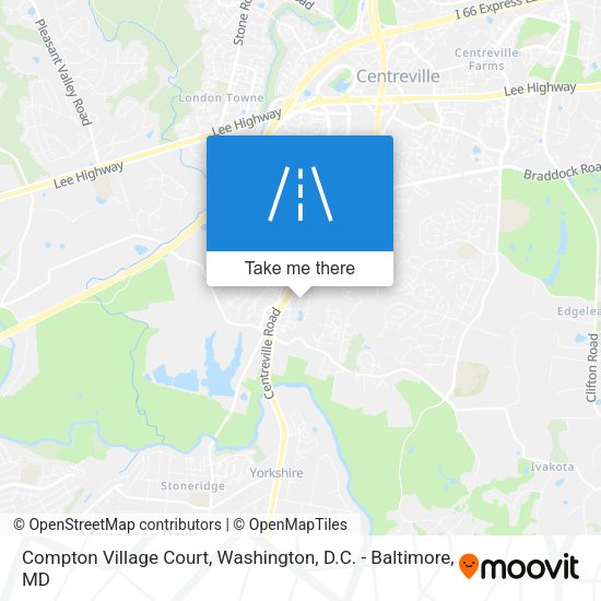 Compton Village Court map