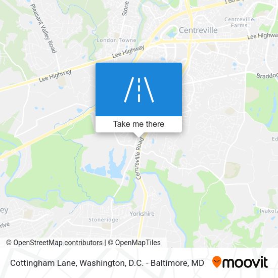 Cottingham Lane map