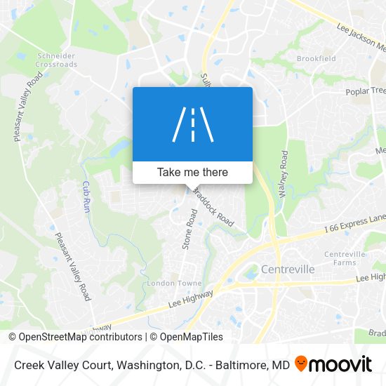 Creek Valley Court map