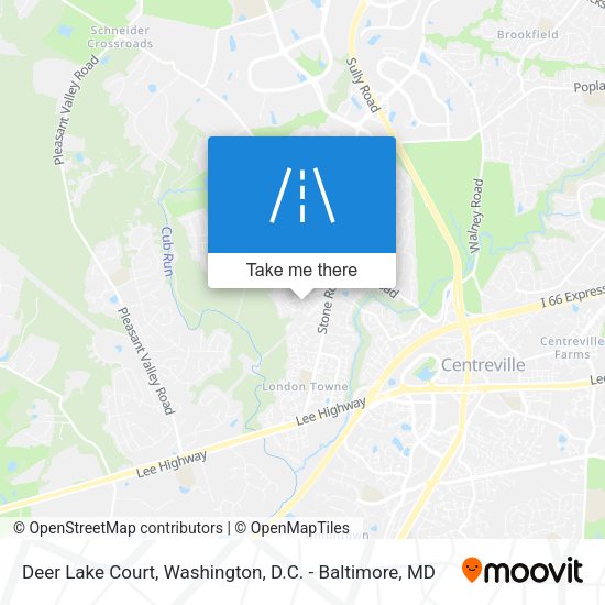 Deer Lake Court map