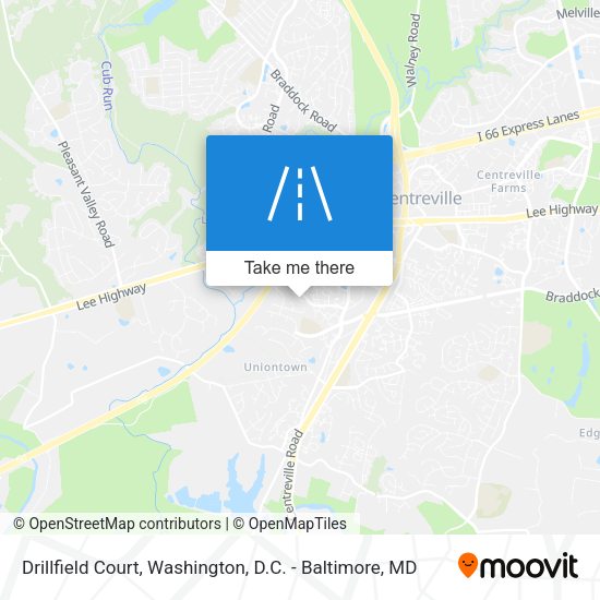 Mapa de Drillfield Court