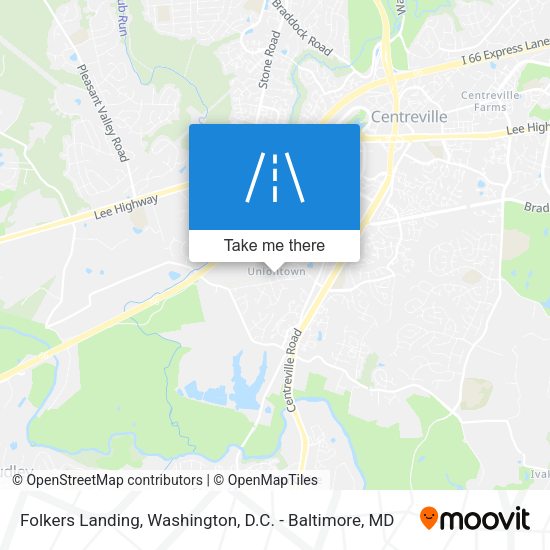 Mapa de Folkers Landing