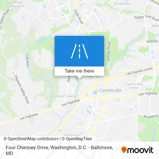 Four Chimney Drive map