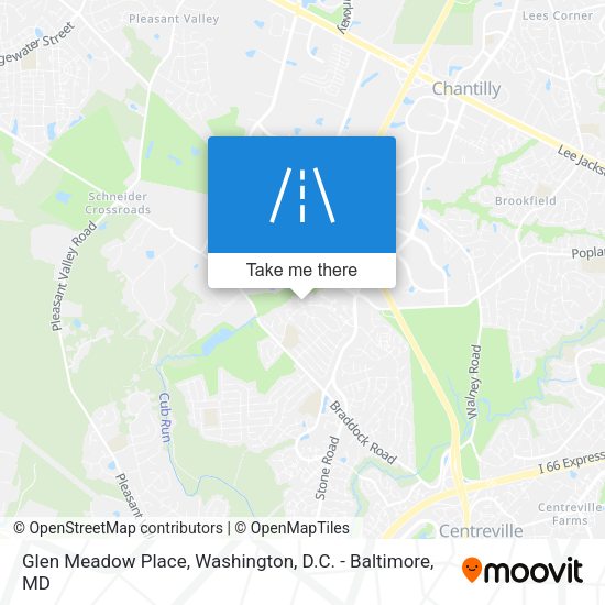 Glen Meadow Place map
