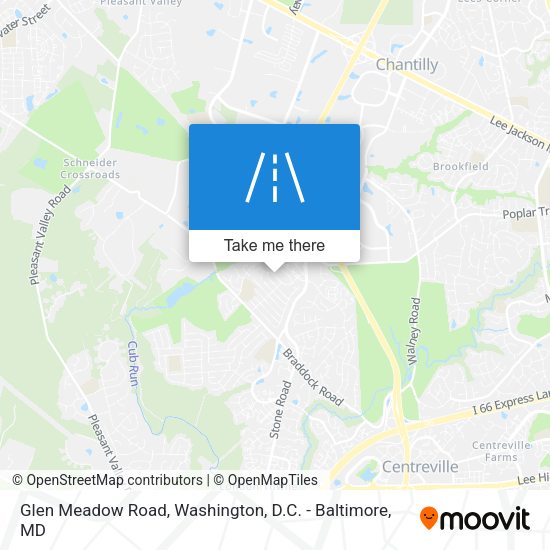 Mapa de Glen Meadow Road
