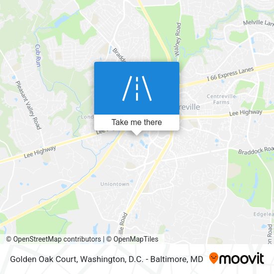 Mapa de Golden Oak Court