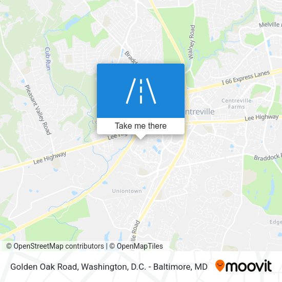 Golden Oak Road map