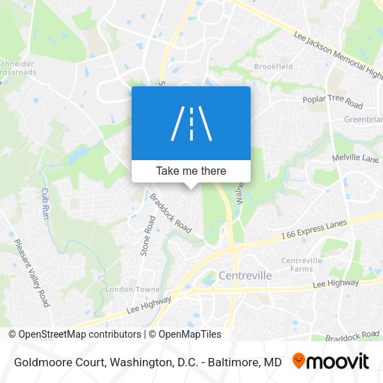 Goldmoore Court map