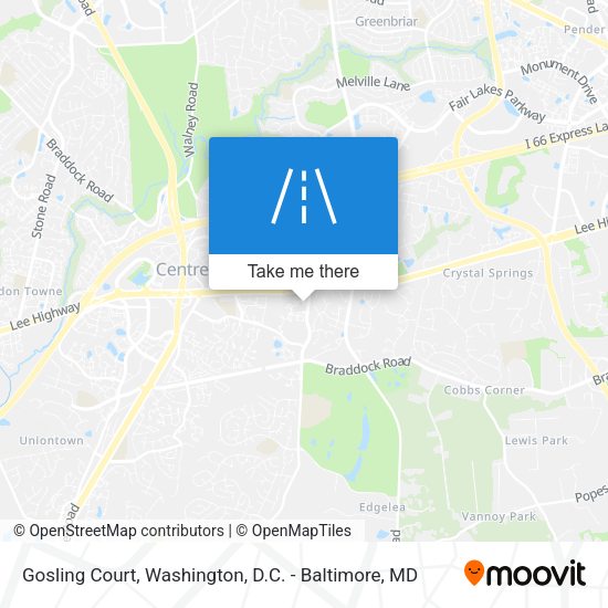 Gosling Court map