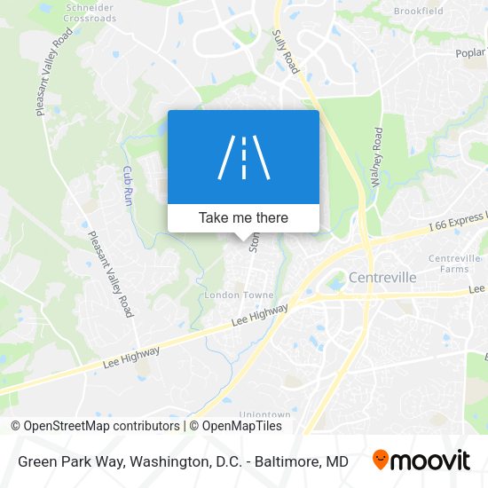 Mapa de Green Park Way