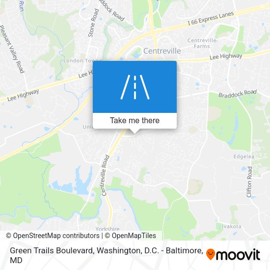 Green Trails Boulevard map