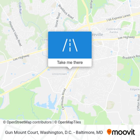 Gun Mount Court map