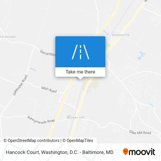 Hancock Court map