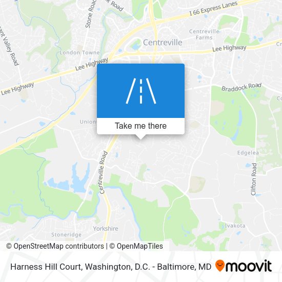 Harness Hill Court map