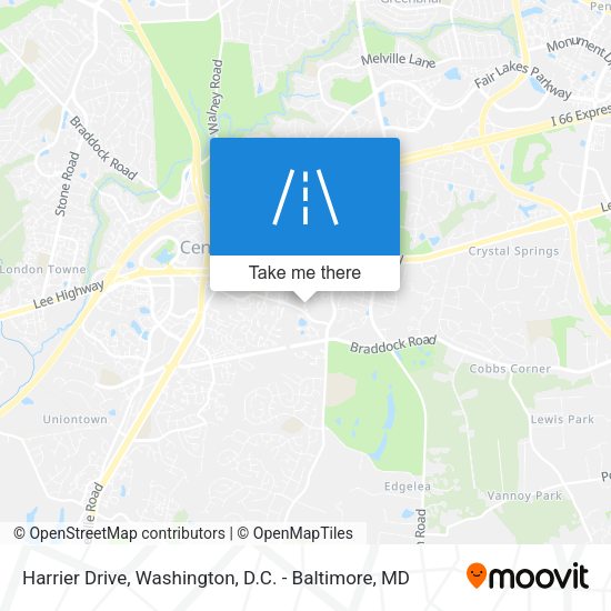 Harrier Drive map