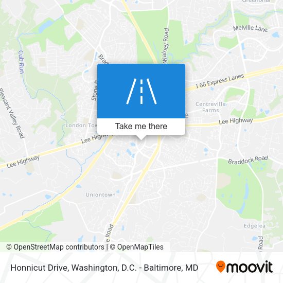 Honnicut Drive map