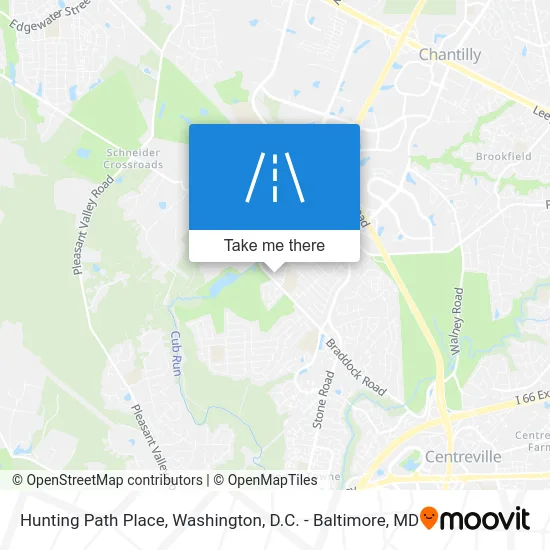 Hunting Path Place map