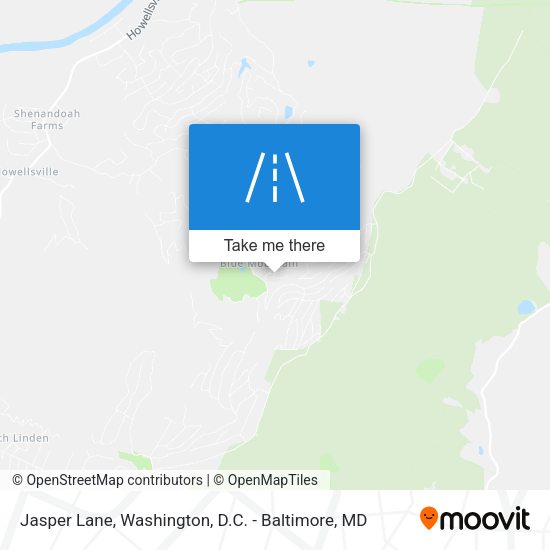 Jasper Lane map