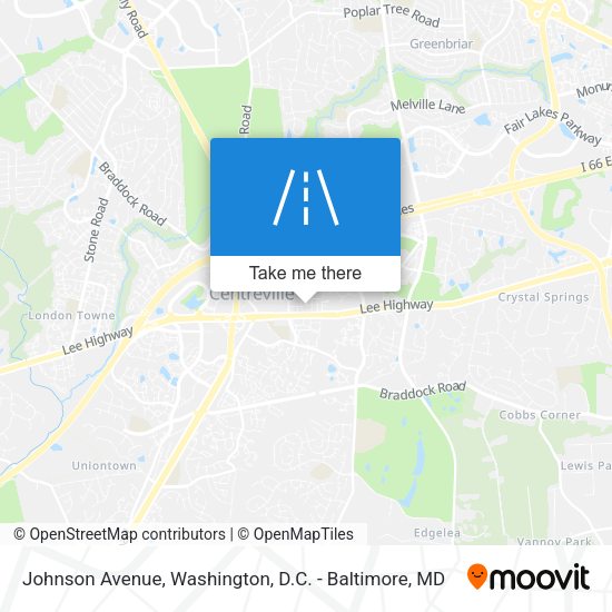 Mapa de Johnson Avenue