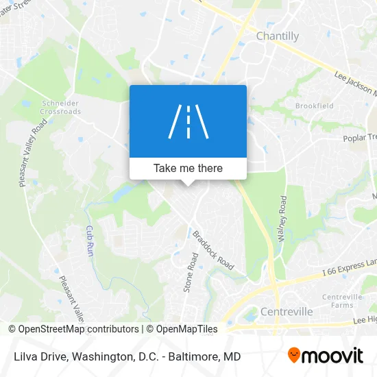 Lilva Drive map