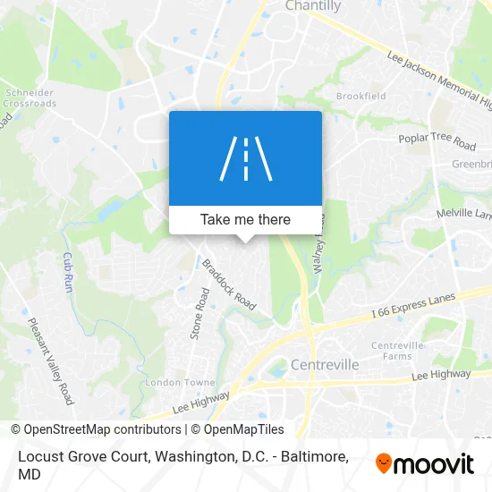 Locust Grove Court map