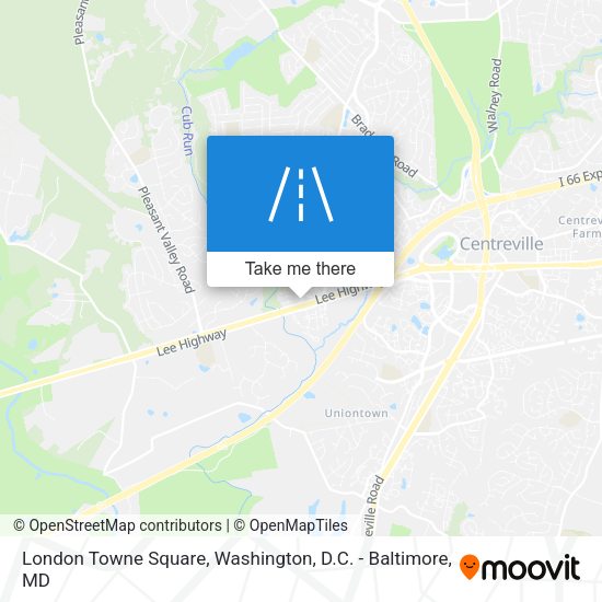 Mapa de London Towne Square