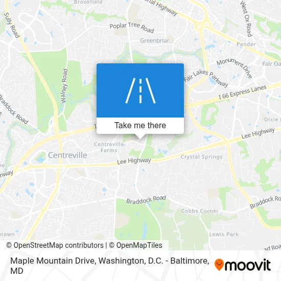 Maple Mountain Drive map