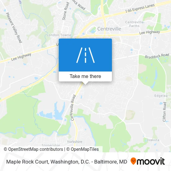 Maple Rock Court map