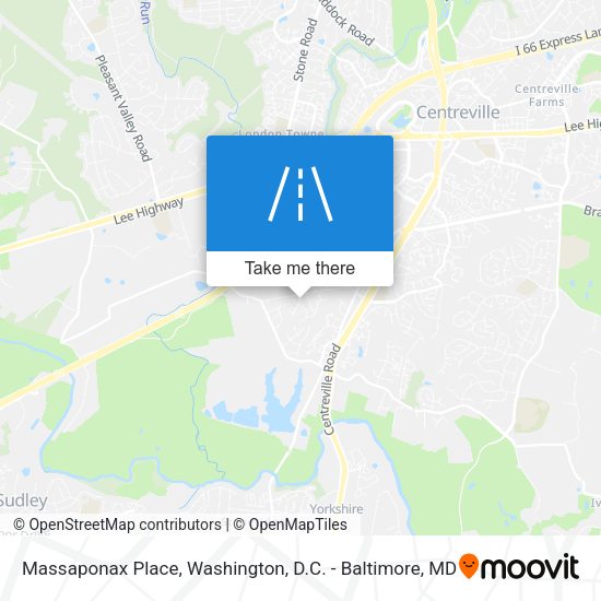 Mapa de Massaponax Place