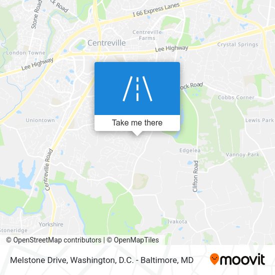 Mapa de Melstone Drive