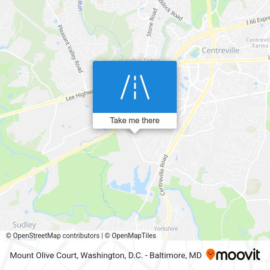 Mount Olive Court map