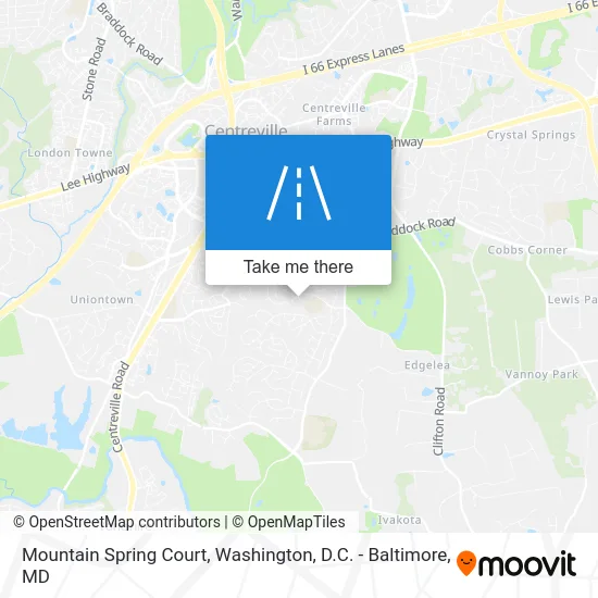 Mountain Spring Court map