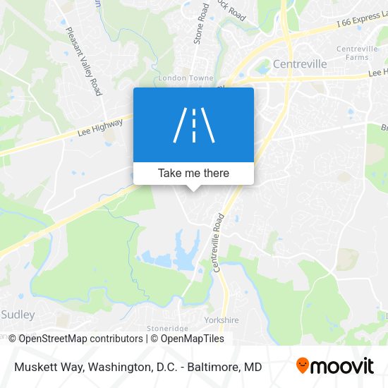 Muskett Way map
