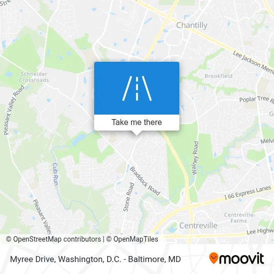 Myree Drive map