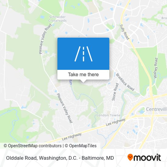 Olddale Road map